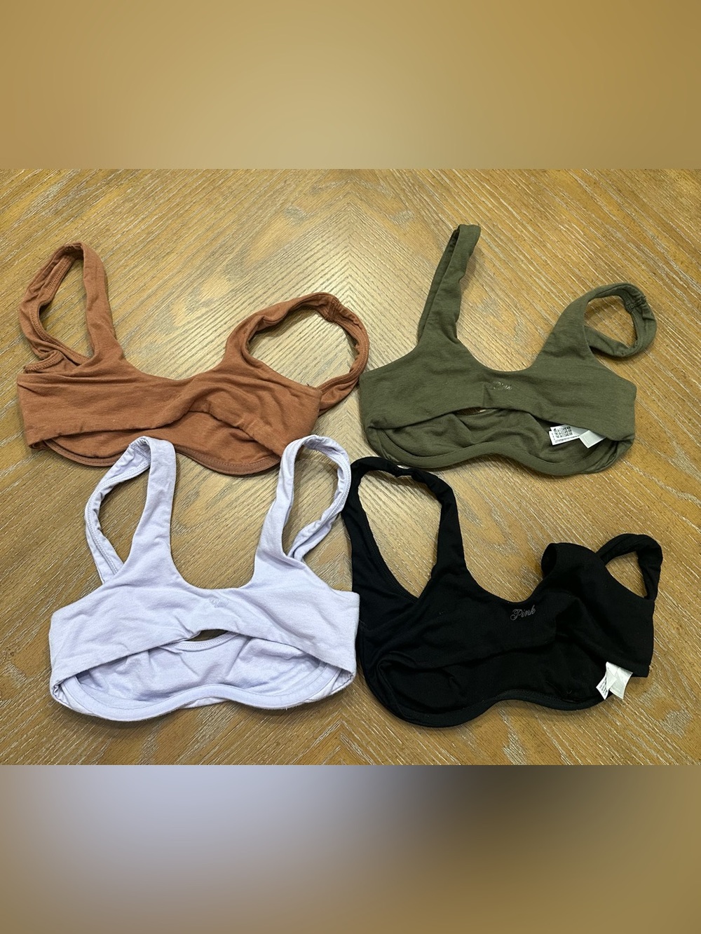 PINK Victorias Secret Lot Of 4 Bralettes Size Small - Picture 5 of 10
